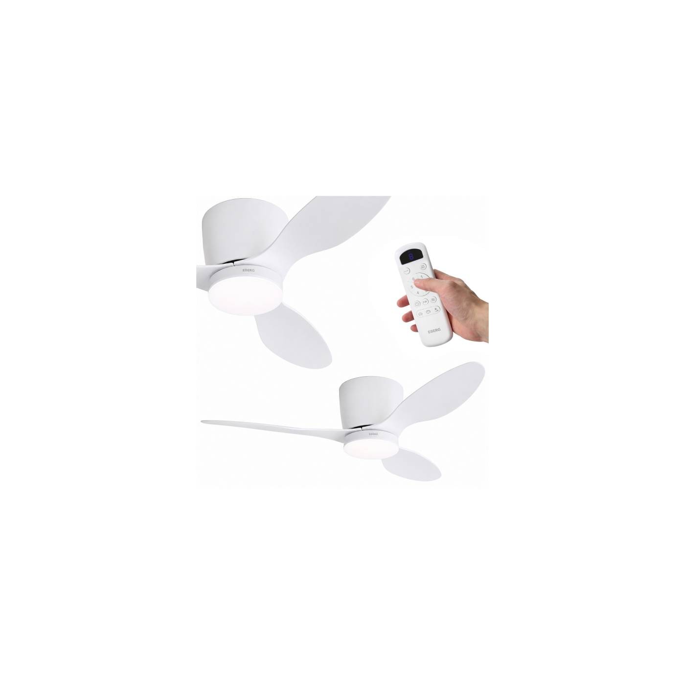 Wentylator sufitowy lampa LED EBERG ARX 106cm biały EBERG 100 szt. 249,00 zł/brutto