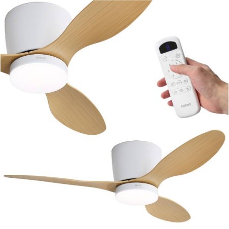 Wentylator sufitowy lampa LED EBERG ARX 106cm naturalne drewno EBERG 100 szt. 269,00 zł/brutto